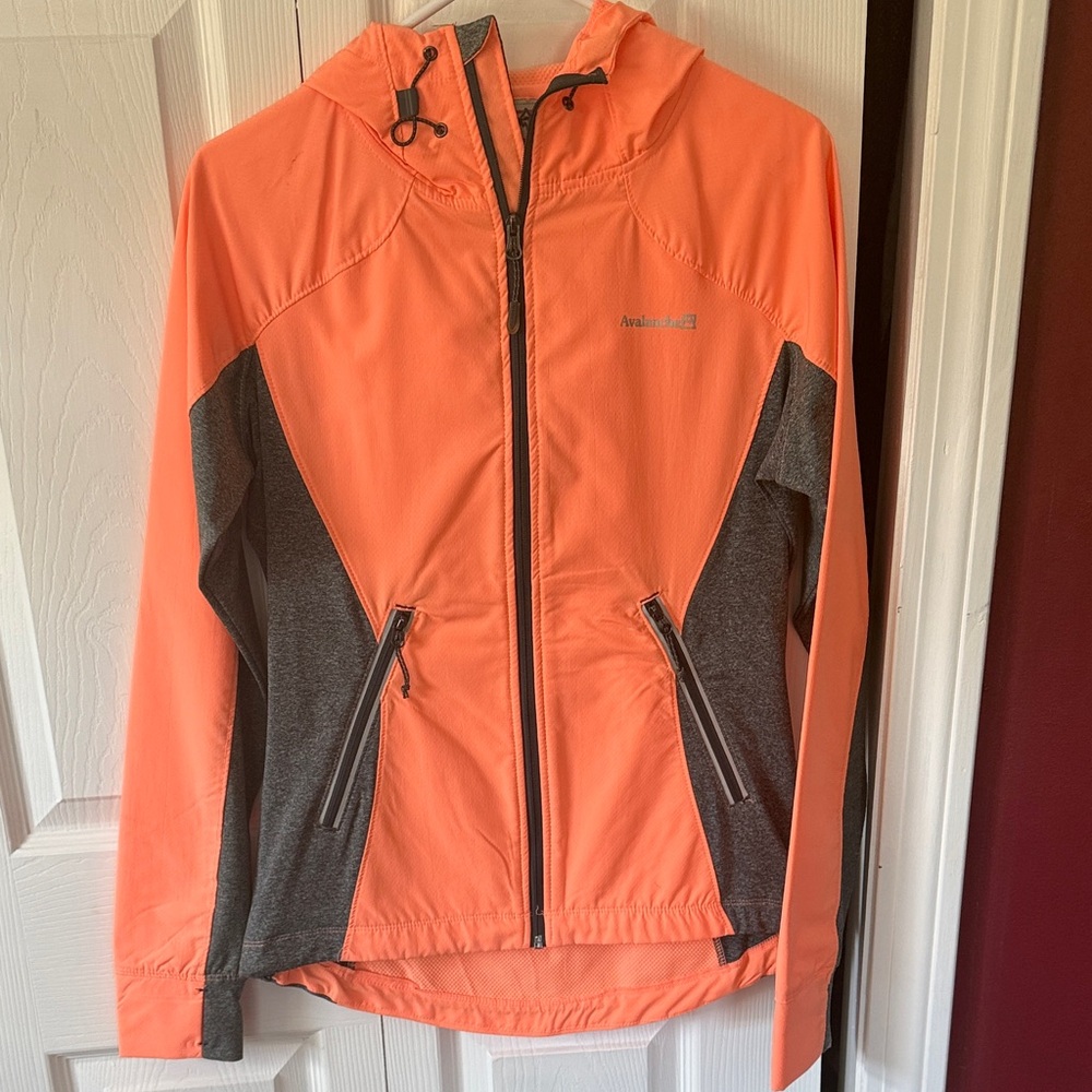 Avalanche Women's Coral and Charcoal Jacket
